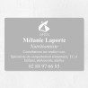 Plaque nutritionniste économique en PVC gravoply 30x20cm