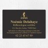 Plaque réflexologue économique en PVC gravoply 30x20cm