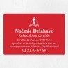 Plaque réflexologue économique en PVC gravoply 30x20cm
