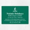 Plaque réflexologue économique en PVC gravoply 30x20cm