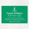Plaque réflexologue économique en PVC gravoply 30x20cm