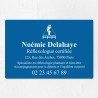 Plaque réflexologue économique en PVC gravoply 30x20cm