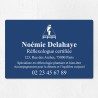 Plaque réflexologue économique en PVC gravoply 30x20cm