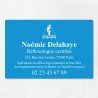 Plaque réflexologue économique en PVC gravoply 30x20cm