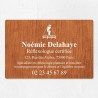 Plaque réflexologue économique en PVC gravoply 30x20cm