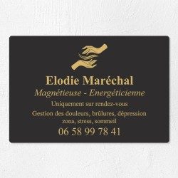 Plaque magnétiseur économique en PVC gravoply 30x20cm
