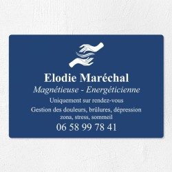 Plaque magnétiseur économique en PVC gravoply 30x20cm