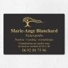Plaque naturopathe économique en PVC gravoply 30x20cm