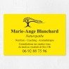 Plaque naturopathe économique en PVC gravoply 30x20cm