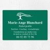 Plaque naturopathe économique en PVC gravoply 30x20cm