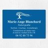 Plaque naturopathe économique en PVC gravoply 30x20cm