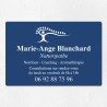 Plaque naturopathe économique en PVC gravoply 30x20cm