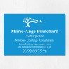Plaque naturopathe économique en PVC gravoply 30x20cm