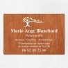 Plaque naturopathe économique en PVC gravoply 30x20cm