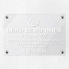 Plaque ostéopathe en plexiglas transparent 30x20cm