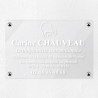Plaque orthophoniste en plexiglas transparent 30x20cm