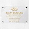 Plaque sophrologue en plexiglas transparent 30x20cm