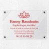 Plaque sophrologue en plexiglas transparent 30x20cm