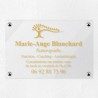 Plaque naturopathe en plexiglas transparent 30x20cm