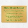 Plaque personnalisée en laiton 30x20cm｜Plaque professionnelle