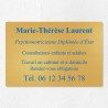 Plaque personnalisée en laiton 30x20cm｜Plaque professionnelle