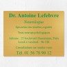 Plaque professionnelle en laiton 40x30cm