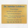 Plaque professionnelle en laiton 40x30cm