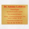 Plaque professionnelle en laiton 40x30cm