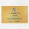 Plaque notaire en laiton à personnaliser 30x20cm