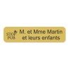 Plaque de boite aux lettres avec picto stop pub 10x2,5cm