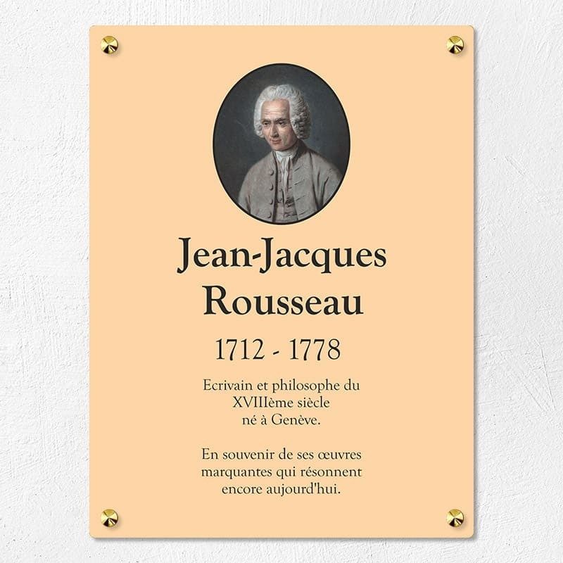 Plaque commémorative sur-mesure en plexiglas 30x40cm Plaque commémorative sur-mesure en plexiglas 30x40cm