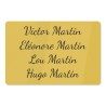 Plaque de porte en plexiglas gravé 15x10cm
