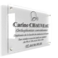 Plaque pour orthophoniste