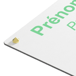 plaque professionnelle en dibond