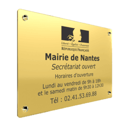 plaque mairie